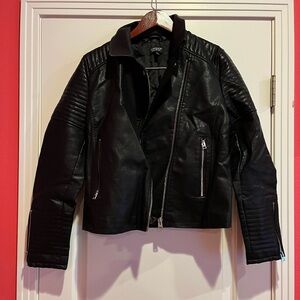TOPSHOP FAUX LEATHER JACKET